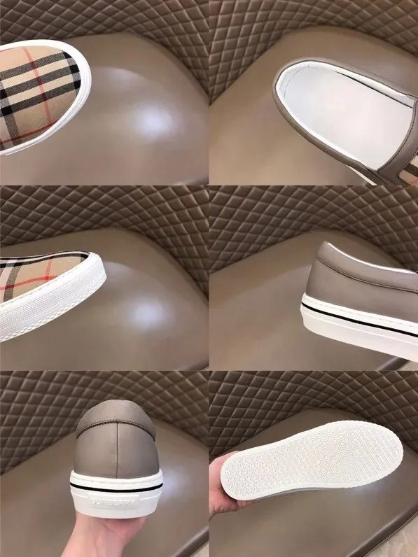 ◾️▫️B’s new spring and summer product, men’s classic low-top sneakers, are reinterpreted with Vintage retro plaid cotton and suede materials, and are decorated with a new brand logo. First-layer cowhide lining, embossed Burberry logo on the heel, and original TPU outsole!  P340 Yuan Size: 38-45